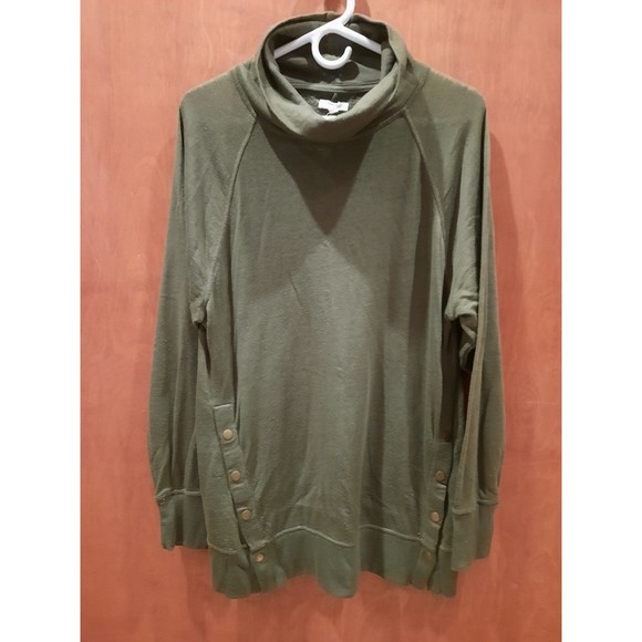 Maurices Green Cowl Neck Sweater - Size M - Picture 1 of 5
